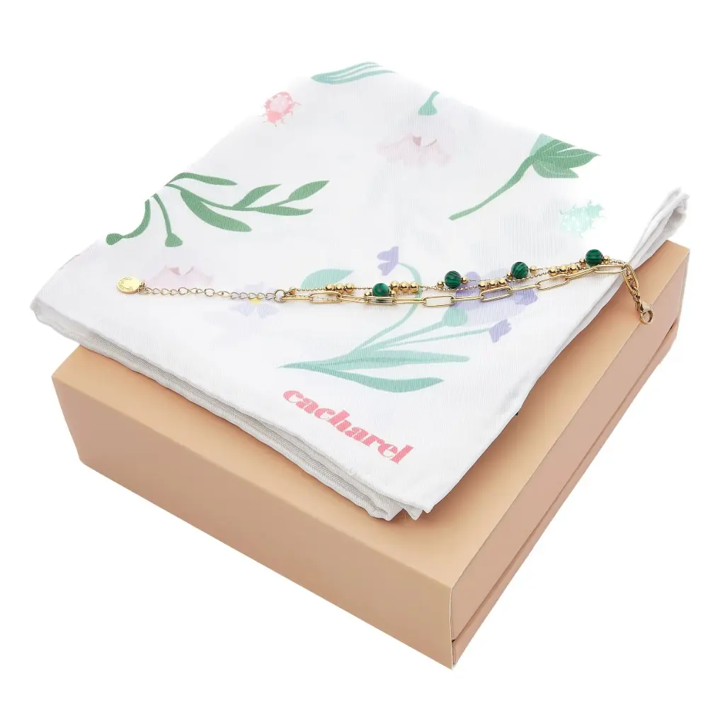 Coffret Cacharel (foulard + bracelet)