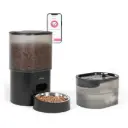 Distributeur de croquettes automatique et fontaine à eau