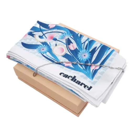 [CPBL437] Coffret Cacharel (foulard + bracelet)